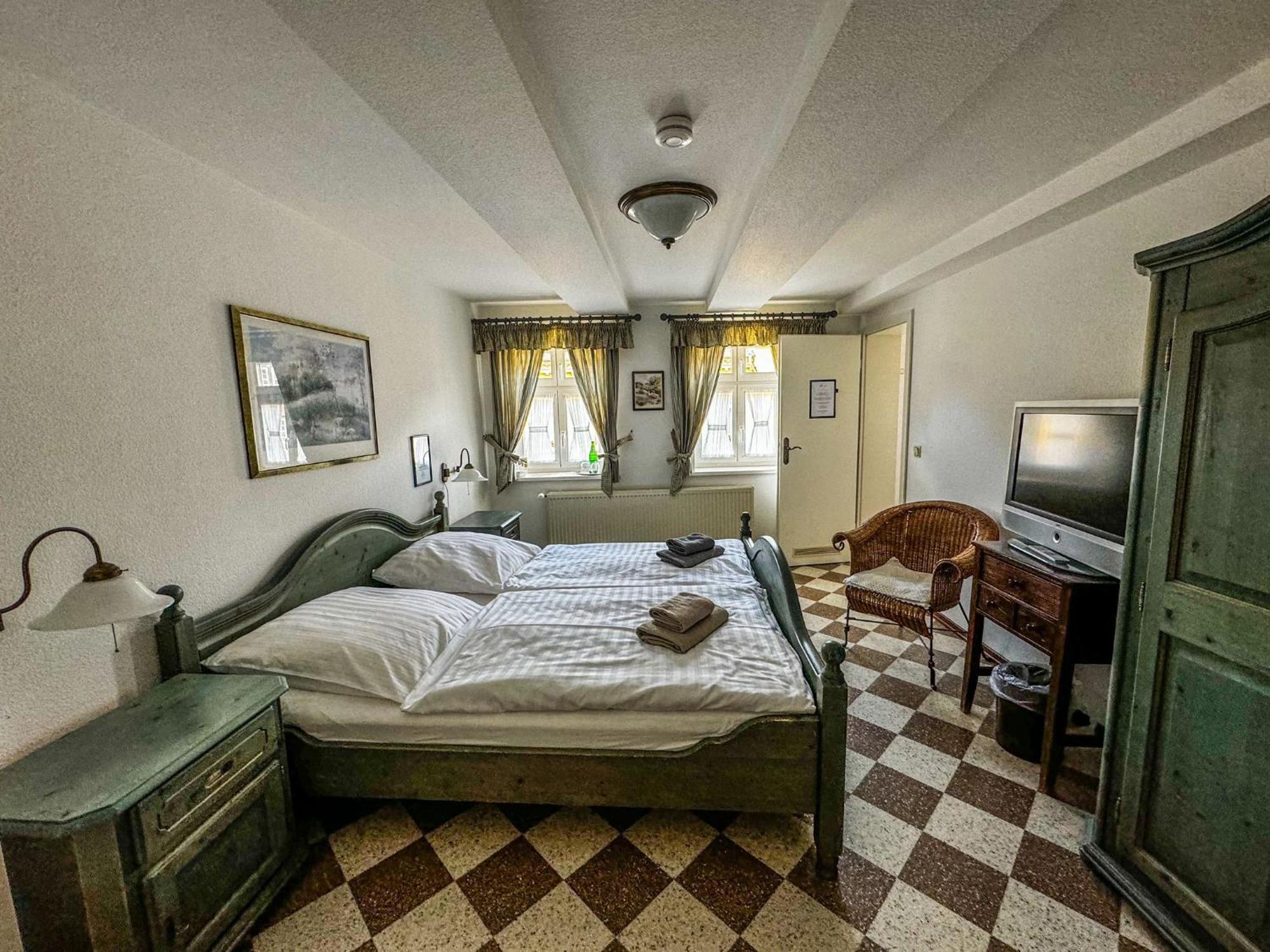 Hotel Garni Zur Post Wernigerode Exteriör bild